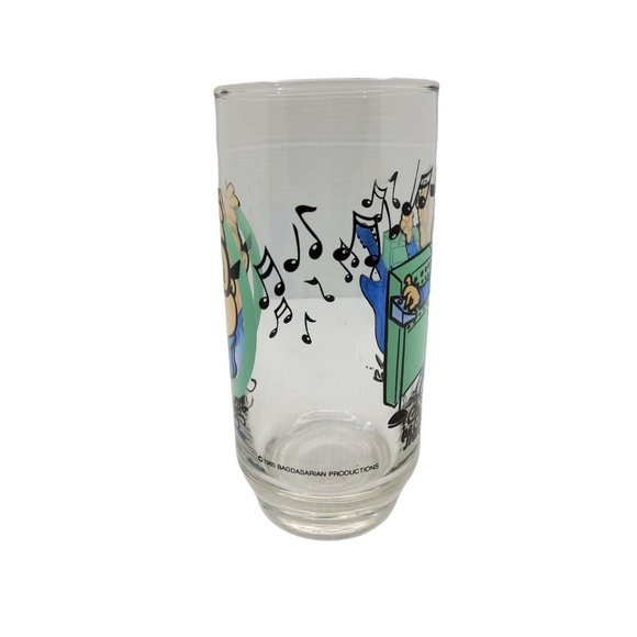 vintage 1985 bagdasarian alvin and the chipmonks simon drinking glass - Picture 3 of 3